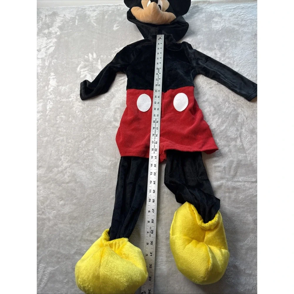 Disney Spirit Halloween Mickey Mouse Costume 2T Plush Jumpsuit